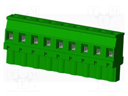 Connector: pluggable terminal block; plug; female; angled 90°