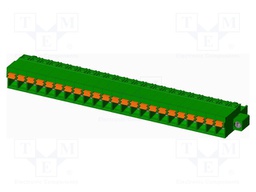Connector: pluggable terminal block; plug; female; straight; 12A