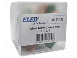 Fuse: fuse; 40A; 32VDC; automotive; 62mm; 62x15.2x22.2mm