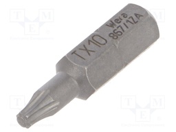 Screwdriver bit; Torx®; with central pin