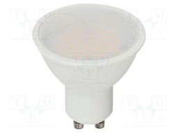 LED lamp; neutral white; GU10; 220÷240VAC; 1000lm; P: 10W; 100°