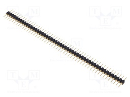 Pin header; pin strips; male; PIN: 50; turned contacts; straight