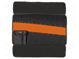 Case; tool case; black-orange; plastic; 370mm