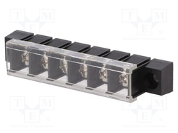 PCB terminal block; straight; 10mm; ways: 6; THT,screw terminal