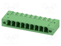 PCB headers, nominal cross section: 6 mm?, color: green, nom