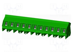 Connector: PCB terminal block; terminal; Plating: tinned; on PCBs