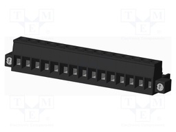 Connector: pluggable terminal block; plug; female; straight; 5mm