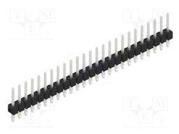 Connector: pin strips; pin header; male; PIN: 25; 2.54mm; THT; 1x25