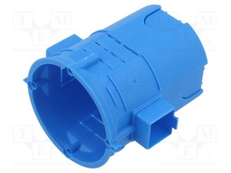 Enclosure: junction box; Ø: 62mm; plaster embedded; IP20; serial