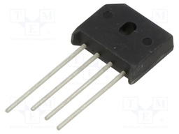 Bridge rectifier: single-phase; Urmax: 1kV; If: 8A; Ifsm: 300A; flat
