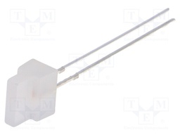 LED; rectangular; 1.8x7.05mm; pink; 150÷220mcd; 30°; Front: flat
