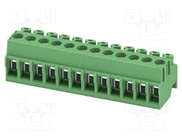 PCB connector, nominal cross section: 1.5 mm?, color: green,