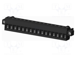 Connector: pluggable terminal block; plug; female; straight; 300V