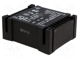 Transformer: encapsulated; 18VA; 115/115VAC; 18V; 18V; 500mA; 500mA