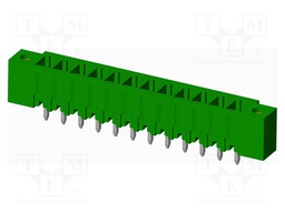 Connector: pluggable terminal block; socket; male; straight; THT