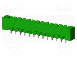 Connector: pluggable terminal block; socket; male; straight; THT