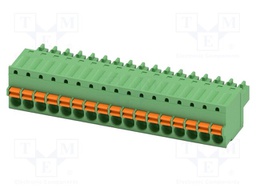 PCB connector, nominal cross section: 1.5 mm2, color: green,