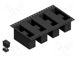 Connector: pin strips; pin header; male; PIN: 6; 2.54mm; SMT; 2x3