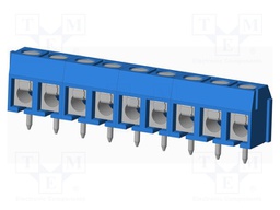 Connector: PCB terminal block; terminal; Plating: tinned; on PCBs