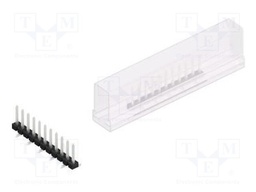Connector: pin strips; pin header; male; PIN: 11; 2.54mm; SMT; 1x11