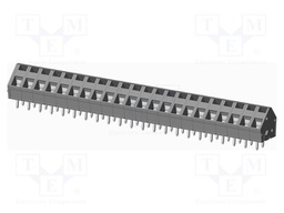 Connector: PCB terminal block; terminal; angled 45°; on PCBs
