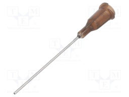 Needle: steel; 1.5"; Size: 19; straight; 0.7mm; Mounting: Luer Lock