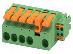 PCB hybrid connector, nominal cross section: 6 mm?, color: g