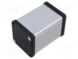 Enclosure: with panel; 1455; X: 54mm; Y: 80mm; Z: 54mm; aluminium