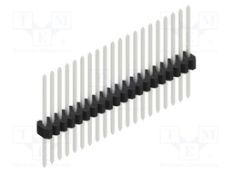 Connector: pin strips; pin header; male; PIN: 20; 1.27mm; THT; 1x20