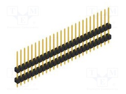 Connector: pin strips; pin header; male; PIN: 26; 2.54mm; THT; 1x26