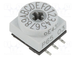 Switch: rotary; Pos: 16; 1uA/20mVDC; -60÷125°C; Mounting: SMD