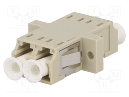 Connector: fiber optic; socket,coupler; multi mode duplex (MM)