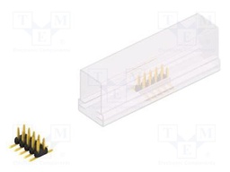 Connector: pin strips; pin header; male; PIN: 10; 2mm; SMT; 2x5; 100V