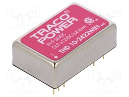 Converter: DC/DC; 10W; Uin: 9÷36V; Uout: 12VDC; Uout2: -12VDC; DIP24
