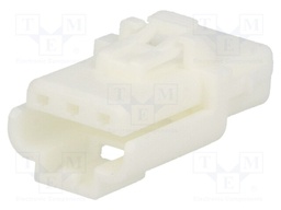 Plug; wire-wire; hermaphrodite; Ditto; 3mm; PIN: 3; w/o contacts