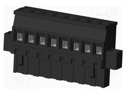 Connector: pluggable terminal block; plug; female; angled 90°