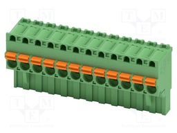 PCB connector, nominal cross section: 2.5 mm?, color: green,