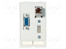 "Data module (USB; RJ45; SUB-D9,f-m)"
