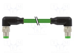 Connection lead; IP67; 50VAC; 60VDC; 4A; 10m; Series: 7000; PIN: 4