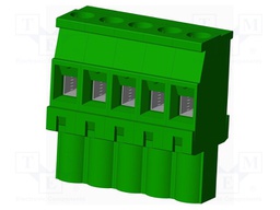 Connector: pluggable terminal block; plug; female; angled 90°