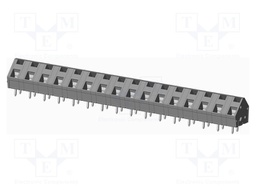Connector: PCB terminal block; terminal; angled 45°; on PCBs