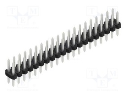 Connector: pin strips; pin header; male; PIN: 40; 2mm; THT; 2x20