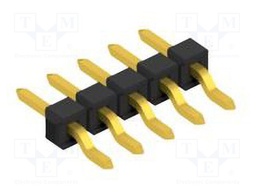 Connector: pin strips; pin header; male; PIN: 5; 2.54mm; SMT; 1x5