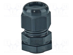Cable gland; M16; 1.5; IP66,IP67; polyamide; black