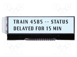 Display: LCD; FSTN Positive; 20x2; grey; 74.5x25x6.1mm; LED; 1x18