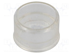 Cover; 45; Ø31.6x25.9mm; Mat: silicone; Body: transparent