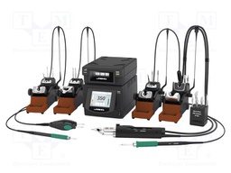 Station: soldering/desoldering; 150W; 90÷450°C; 230VAC; ESD; Ch: 4