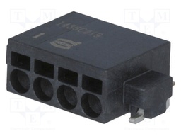 Connector: wire-board; female; PIN: 4; 2.54mm; Series: har-flexicon