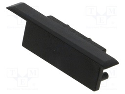 Cap for LED profiles; black; ABS; Pcs: 20; VARIO30-06