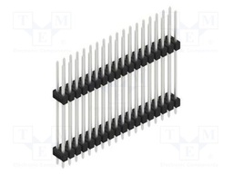 Connector: pin strips; pin header; male; PIN: 36; 2.54mm; THT; 2x18